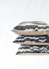 Ikat Cotton Cushion Cover.
